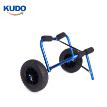 Chariot de kayak de chariot de chariot de caone de tube en aluminium inoxydable avec le tampon en caoutchouc